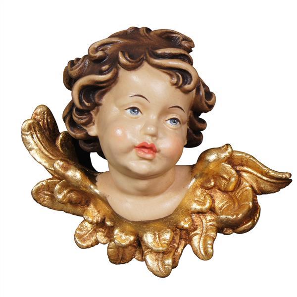 Angel head Leonardo left - colored