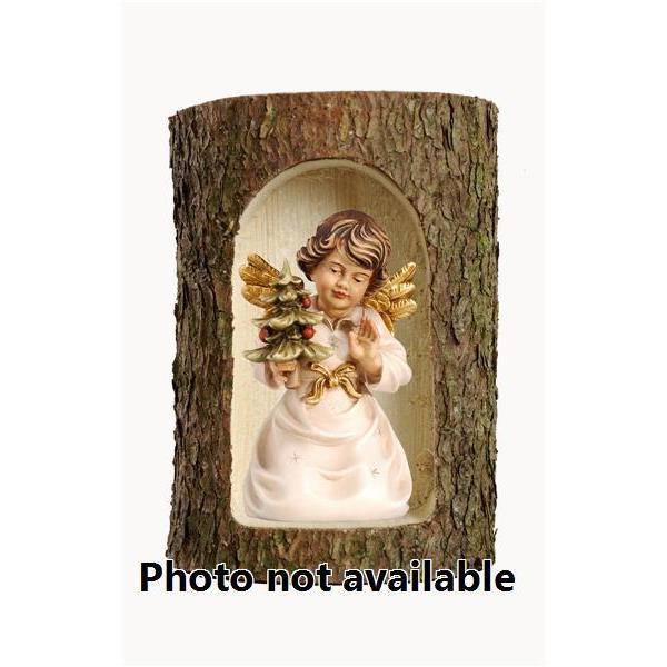 Bell angel with tree in a tree trunk - 
