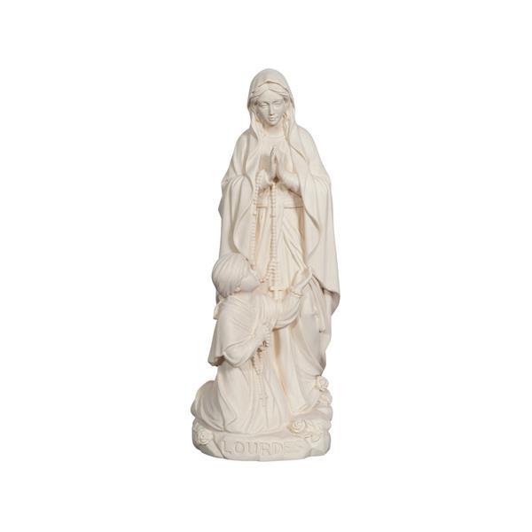 Our Lady of Lourdes-Bernadette - natural wood