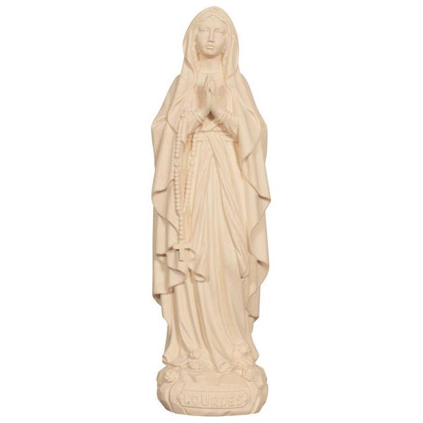 Our Lady of Lourdes new - natural wood