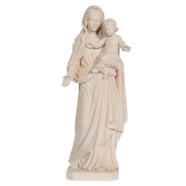 Madonna with child - natural wood