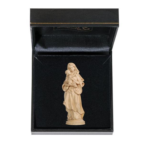 Madonna of Peace with case - natural wood