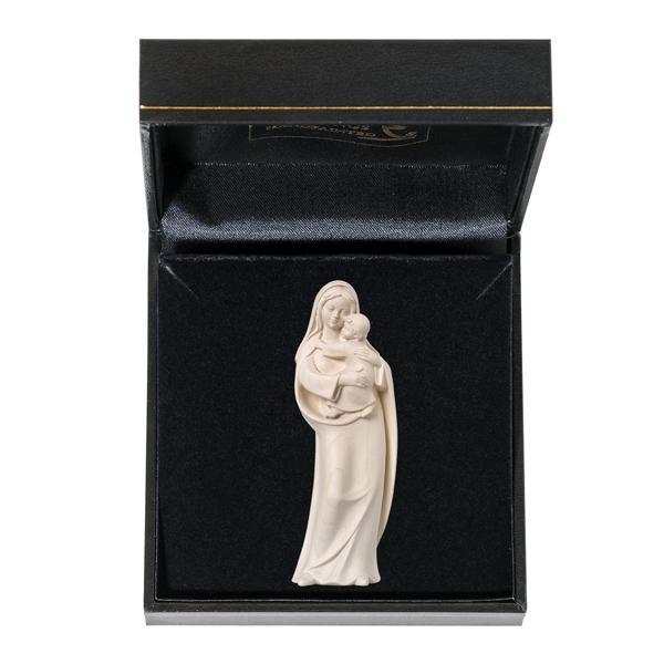 Madonna of Hope with case - natural wood