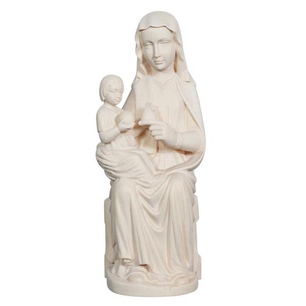 Our Lady of Mariazell sitting - natural wood
