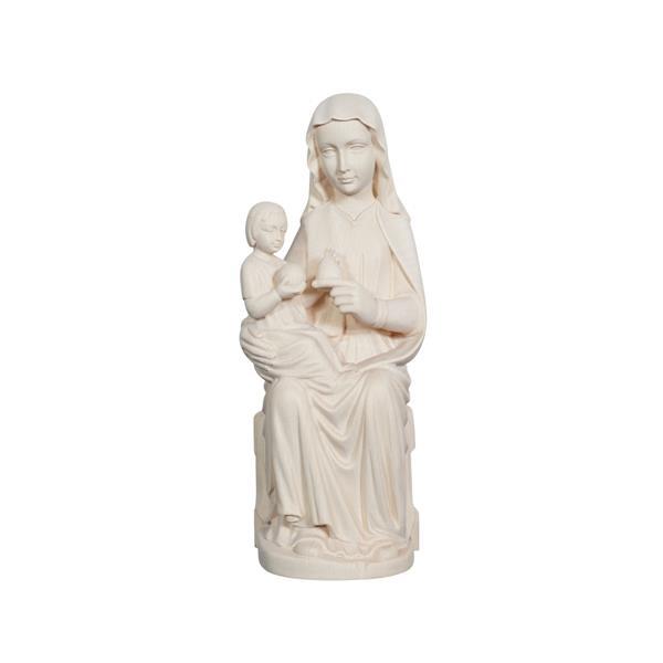 Our Lady of Mariazell-sitting - natural wood