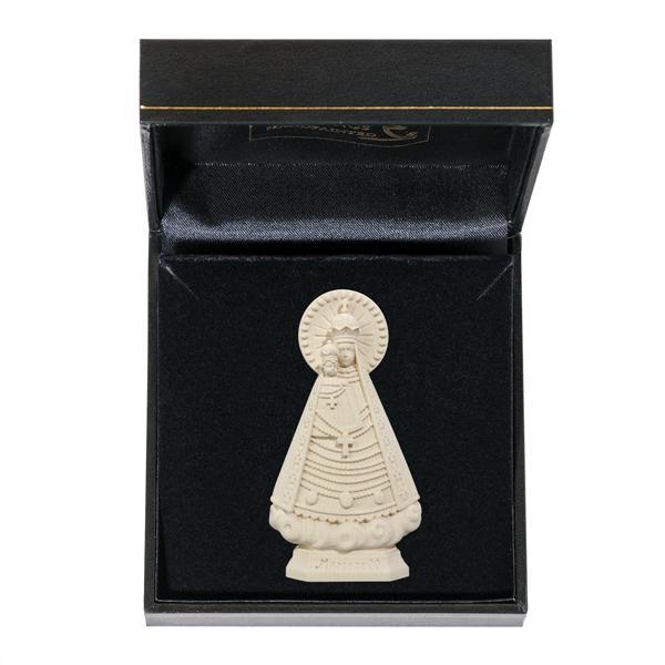 Our Lady of Mariazell with case - natural wood
