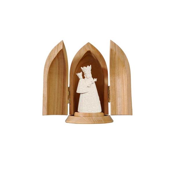 Virgin of Altötting in niche - natural wood
