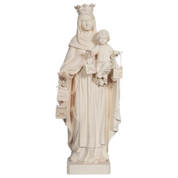 Our Lady of Mount Carmel - natural wood