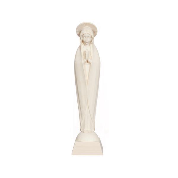 Our Lady of Fátima modern style - natural wood