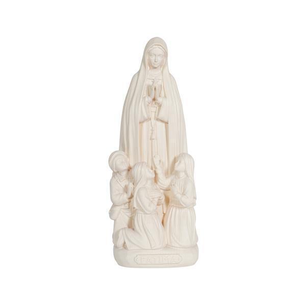 Our Lady of Fátima with little sheepherds - natural wood