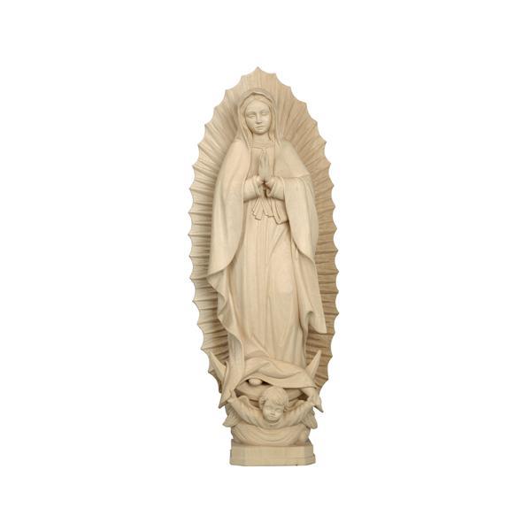Our Lady of Guadalupe - natural wood