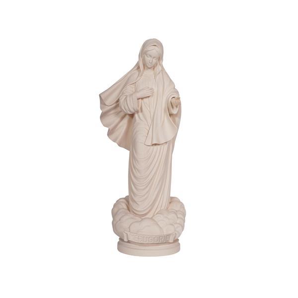 Our Lady of Medjugorje without church - natural wood
