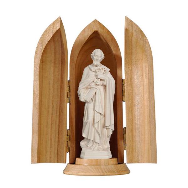 St. Peter in niche - natural wood