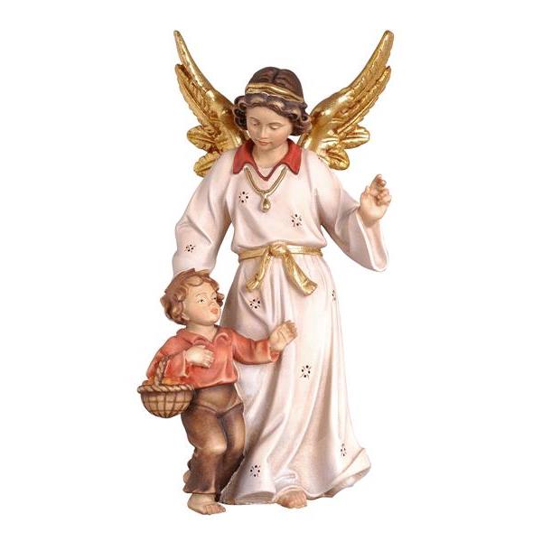 Guardian angel with boy - colored
