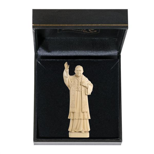 Pope Benedict XVI with case - natural wood