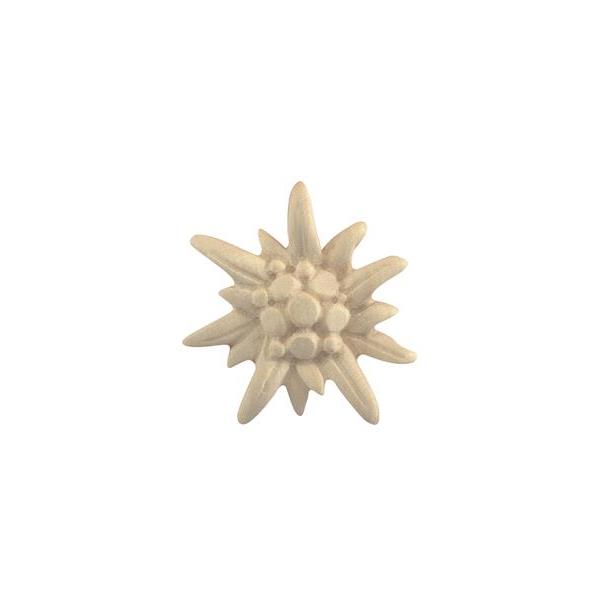 Edelweiss pin - natural wood