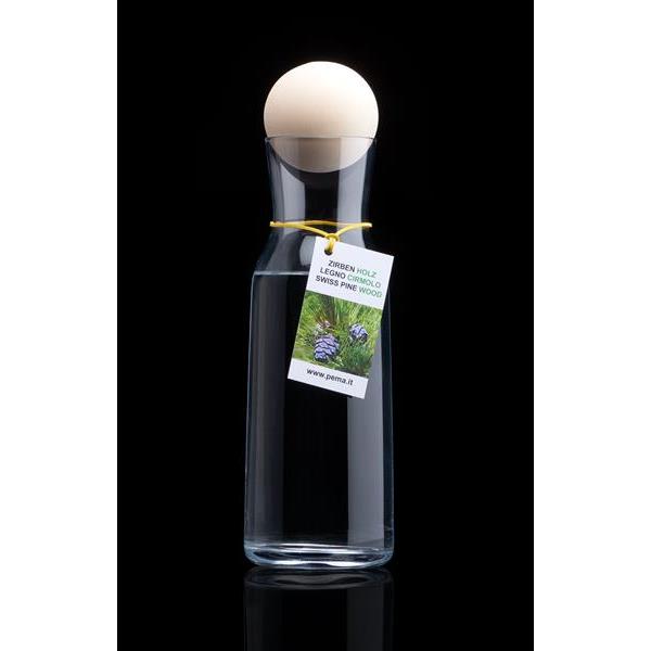 Pinewood ball simple with 1L carafe - natural wood