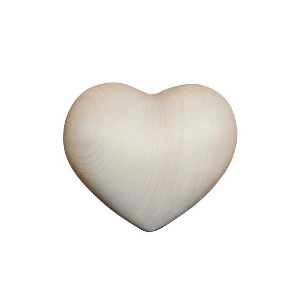 Heart - natural wood