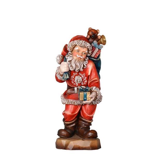 Santa Claus with parcel - colored