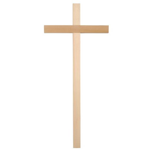 Cross straight smooth - natural wood