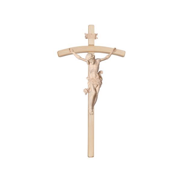Crucifix Leonardo - natural wood