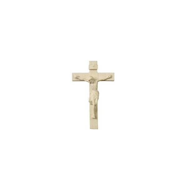 Rosary cross - natural wood