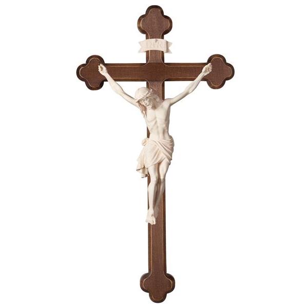 Corpus Siena cross baroque dark stained - natural wood
