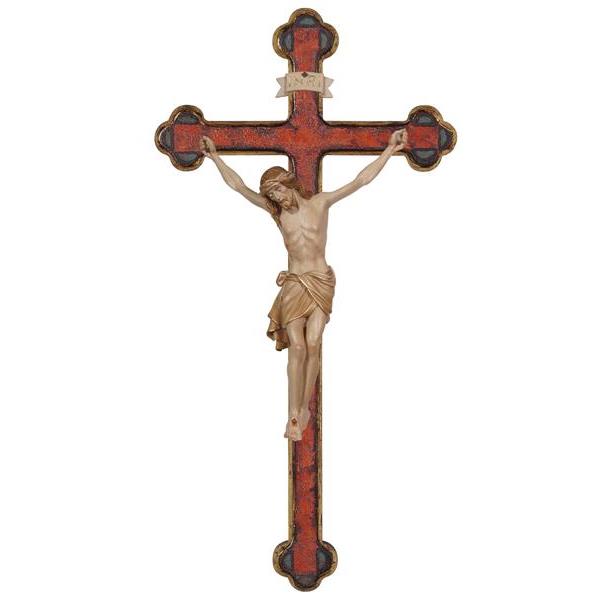 Corpus Siena cross baroque gold  - 3xstained