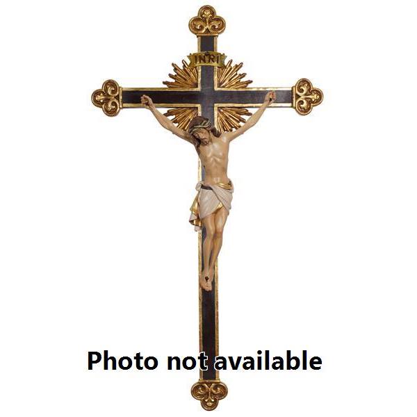 Corpus Siena cross baroque with shine - 