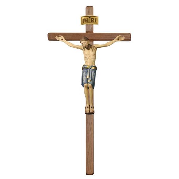 Corpus S.Damiano cross straight stained - colored
