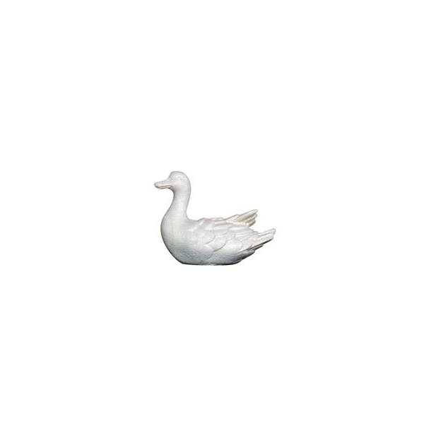 Duck swimming left - natural wood