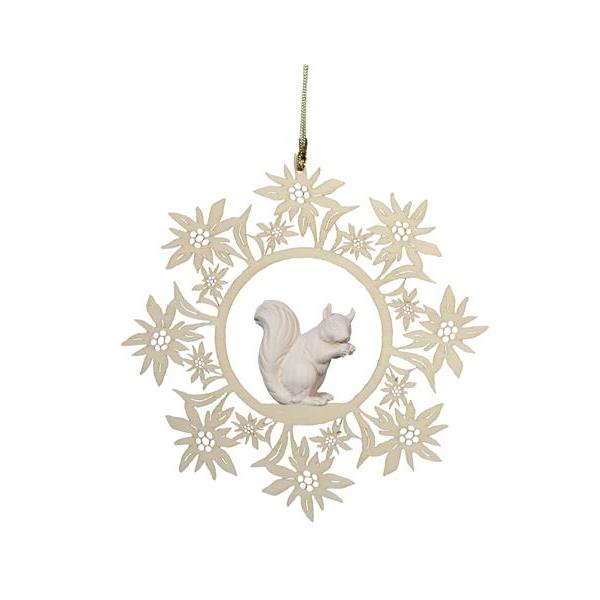 Edelweiss decor-squirrel - natural wood