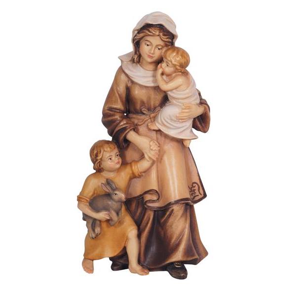 HE Shepherdess with children  - colored