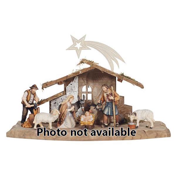 HE Nativity set 9 pcs-Stable Tyrol with Comet - 