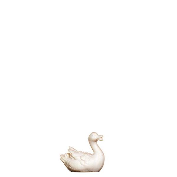 RA Duck swimming right - natural wood