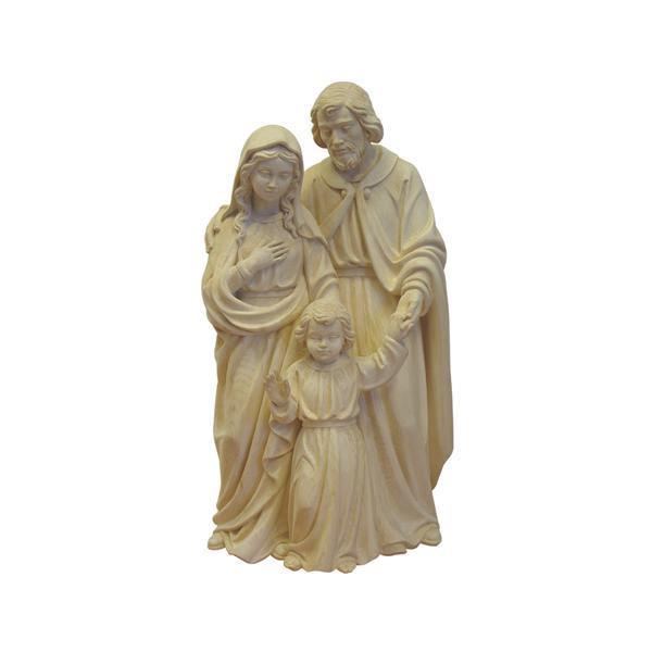 Hl. Family with Jesus as a child - natural wood