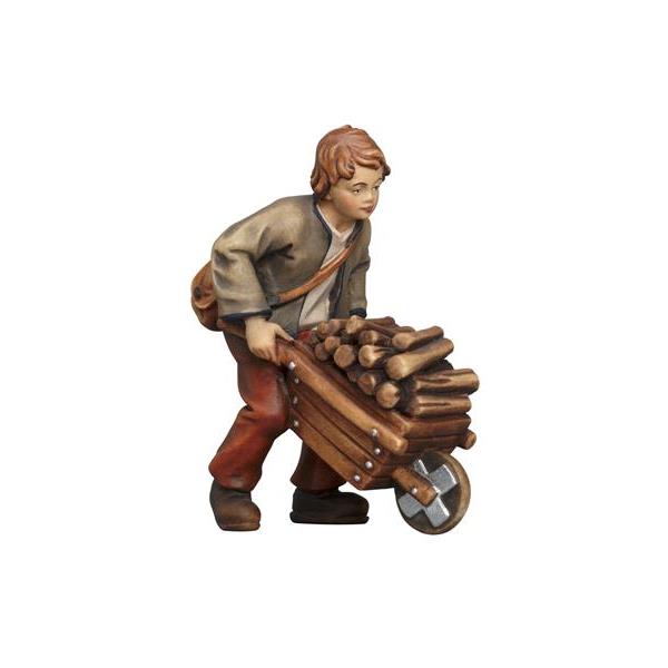 KO Boy with wheelbarrow - colored
