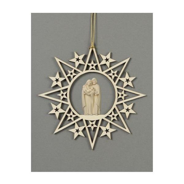 Star with stars-Group H. Fam. Pema - natural wood