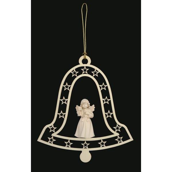 Bell-Bell ang.stand.with lantern  - natural wood