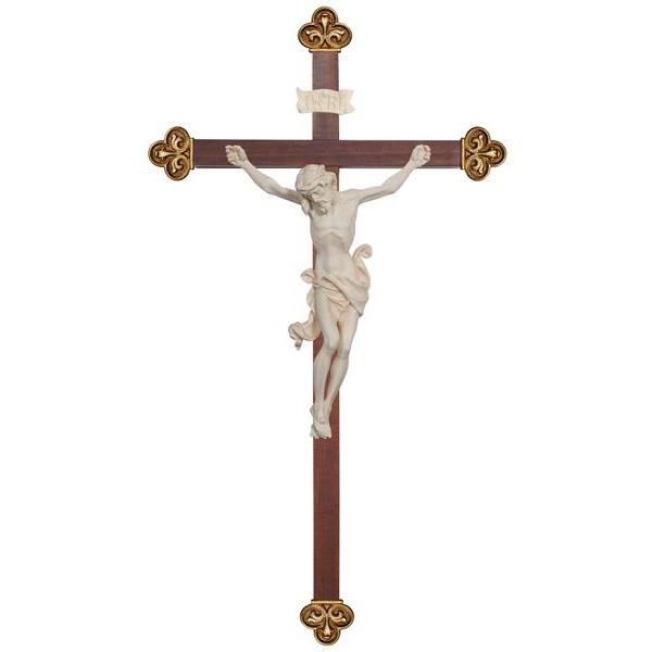 Cristo Leonardo cruz barroca - natural