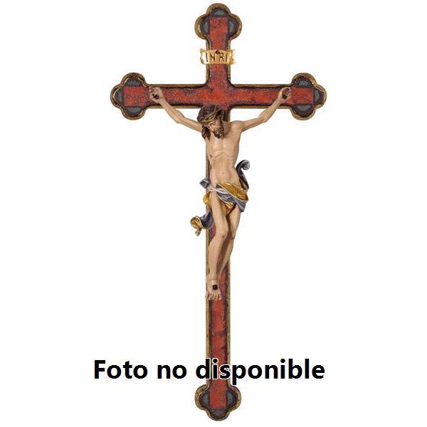 Cristo Leonardo cruz barroca oro - 