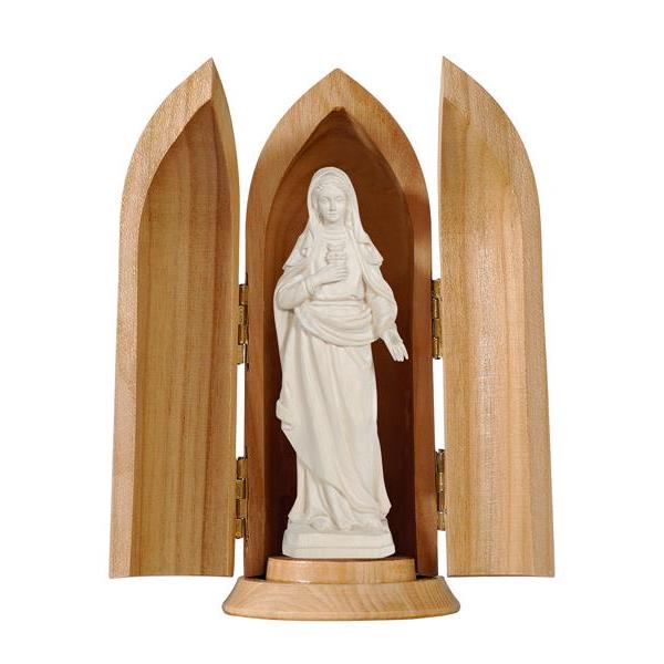 Sagrado Corazón de María en nicho - natural