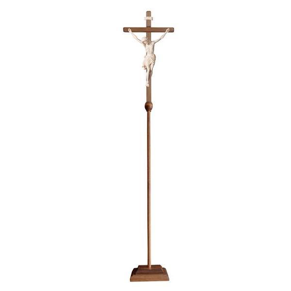Cristo Siena para Procesión -  Cruz recta - natural