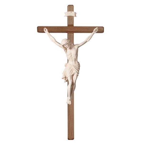 Cristo Siena cruz recta oscura - natural