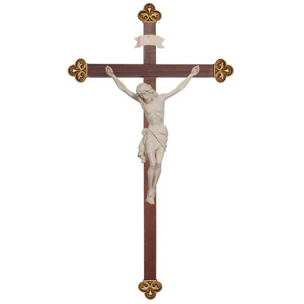 Cristo Siena cruz barroca - natural