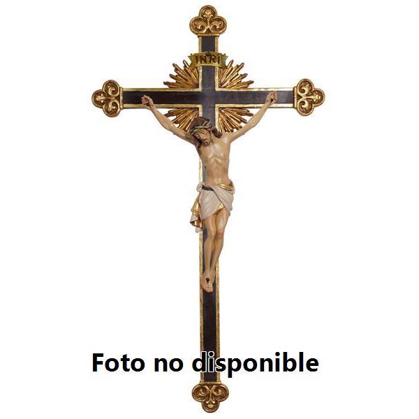 Cristo Siena cruz barroca con rayos - 
