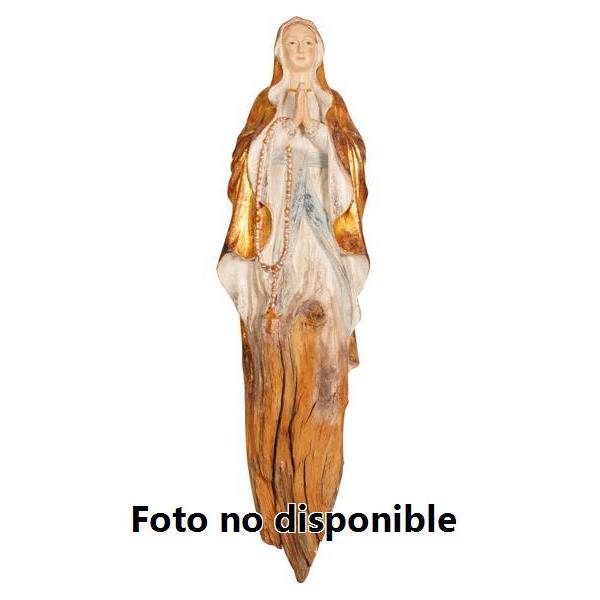 Virgen de Lourdes + raíces - 