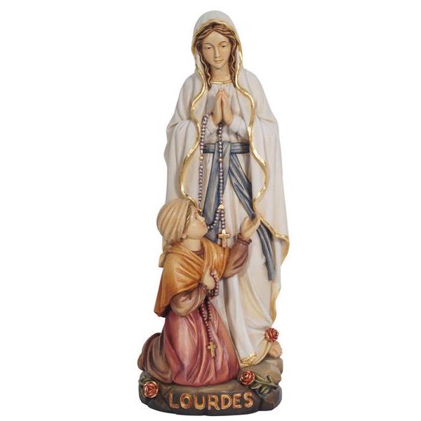 Madonna Lourdes con Bernadetta - colorato