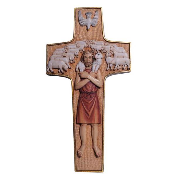Croce Papa Francesco - colorato