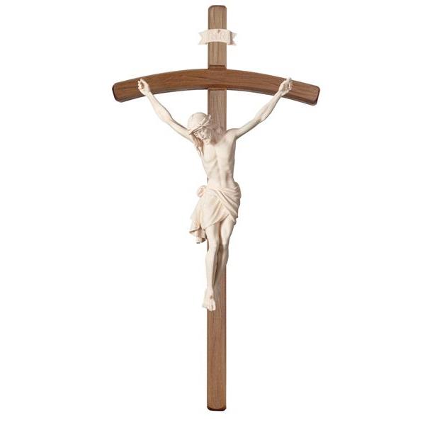 Cristo Siena croce curva scura - naturale